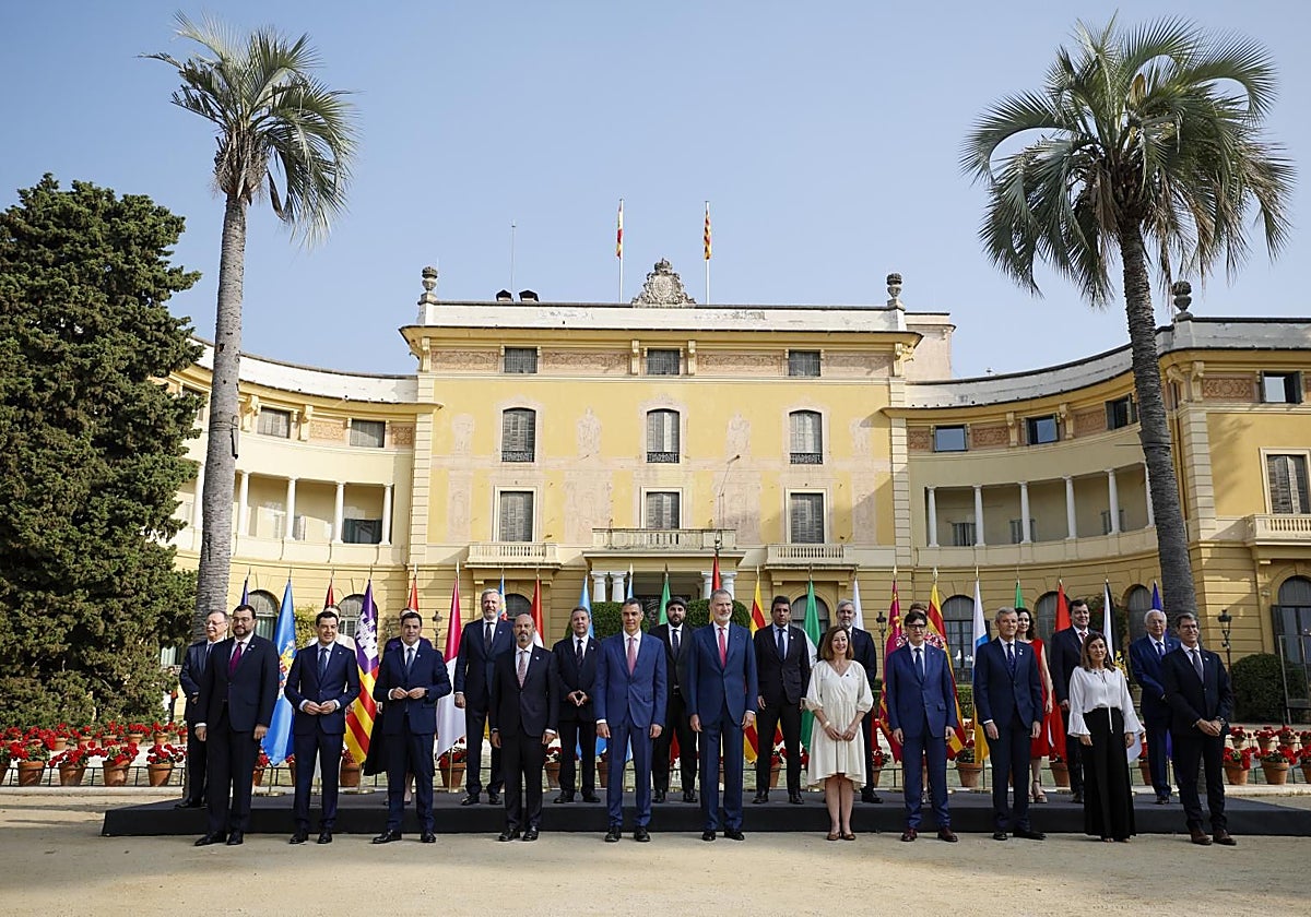 Imagen de la última Conferencia de Presidentes autonómicos, el pasado seis de junio en Barcelona
