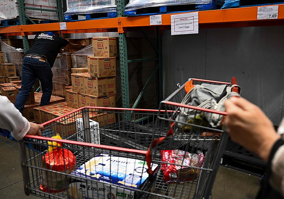 Un supermercado estadounidense al por mayor