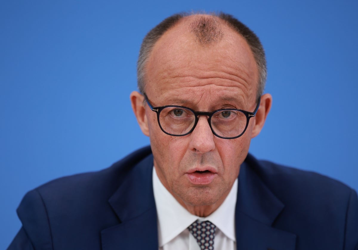 El canciller alemán, Friedrich Merz