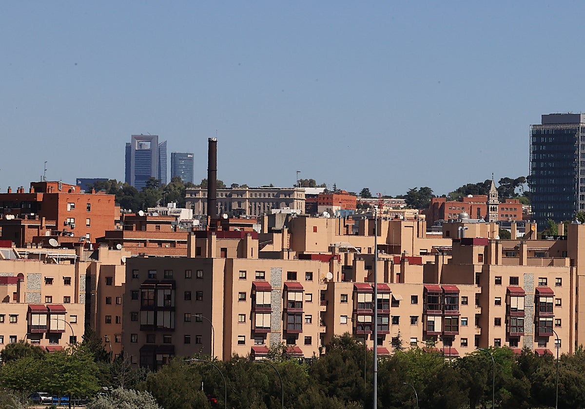 Bloques de viviendas en Madrid
