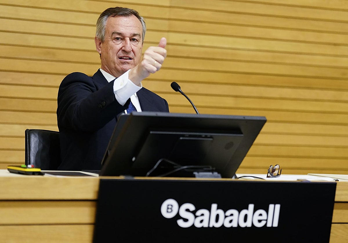 César González-Bueno, consejero delegado de Banco Sabadell