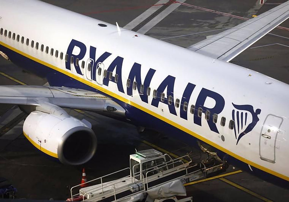 Avión de Ryanair