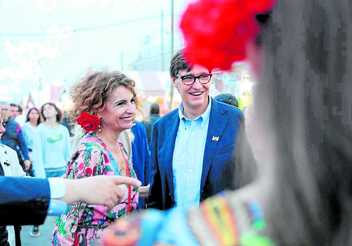 María Jesús Montero y Salvador Illa