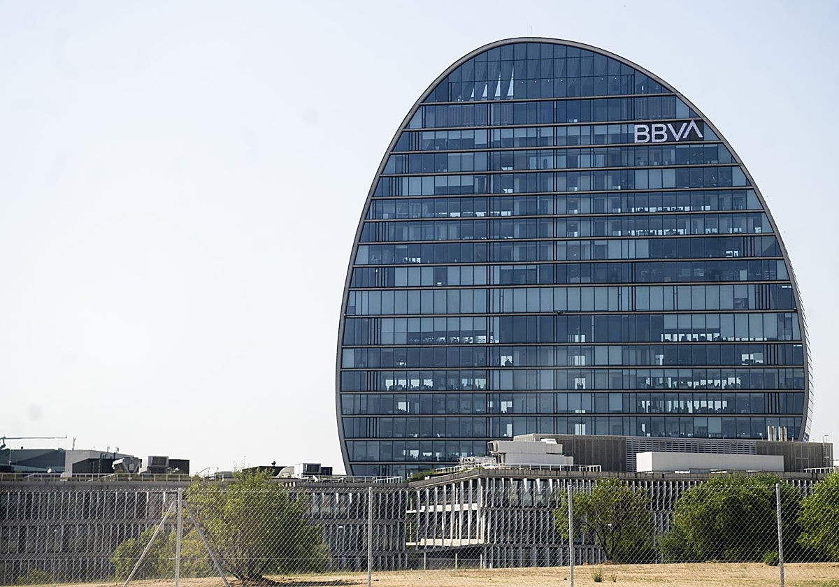La sede de BBVA en Madrid