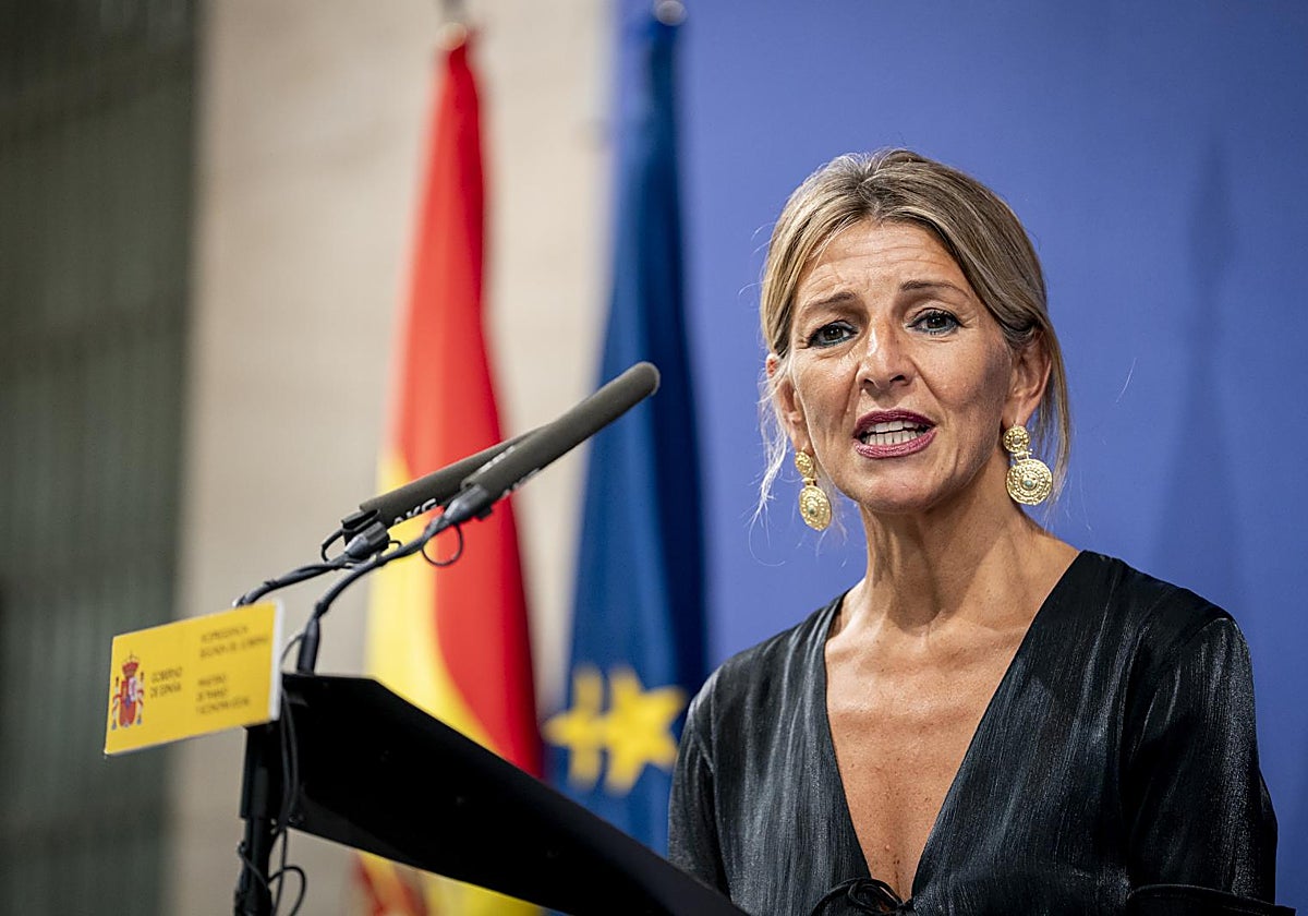 Yolanda Díaz, vicepresidenta segunda y ministra de Trabajo