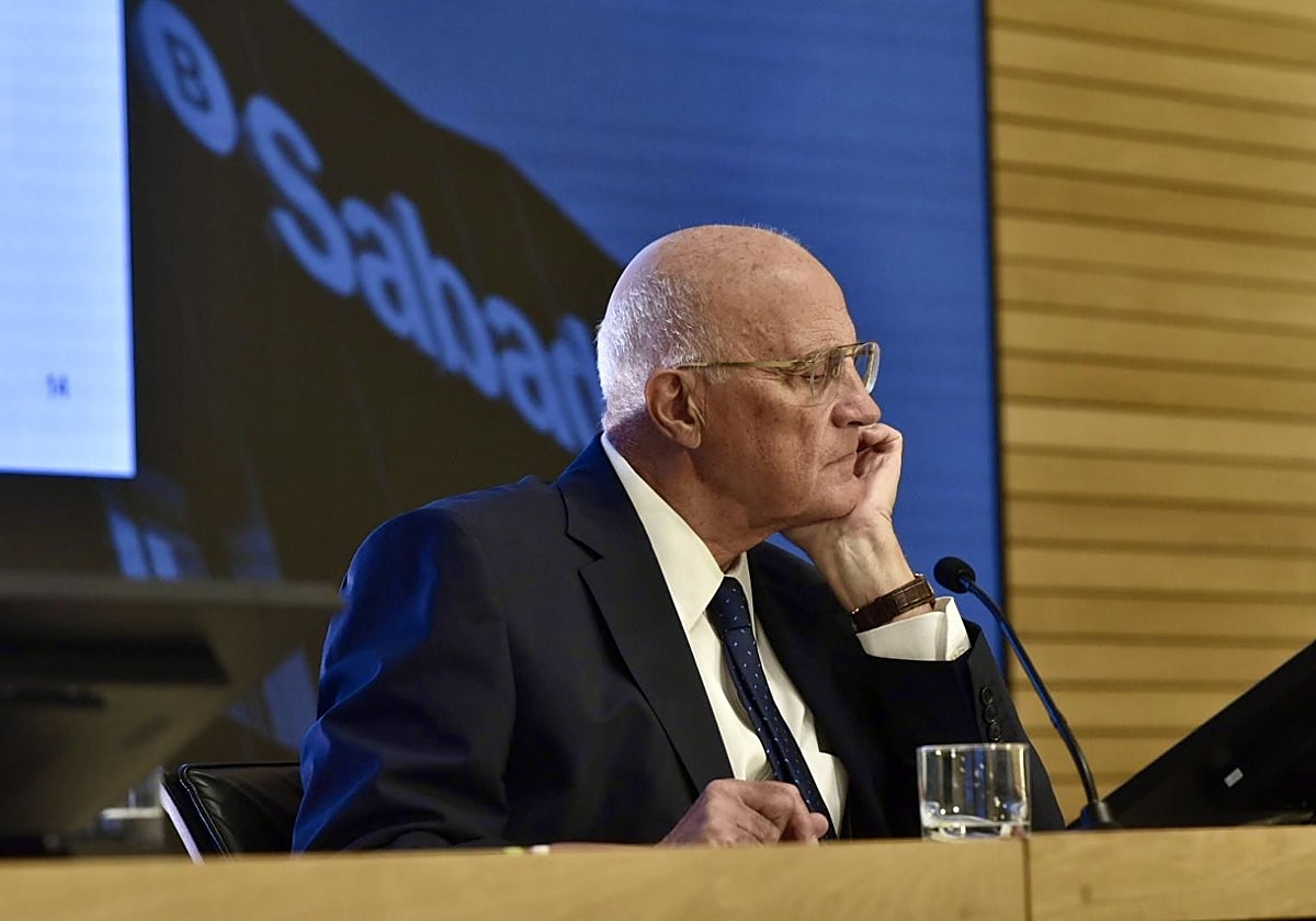 El presidente del Banco Sabadell, Josep Oliu