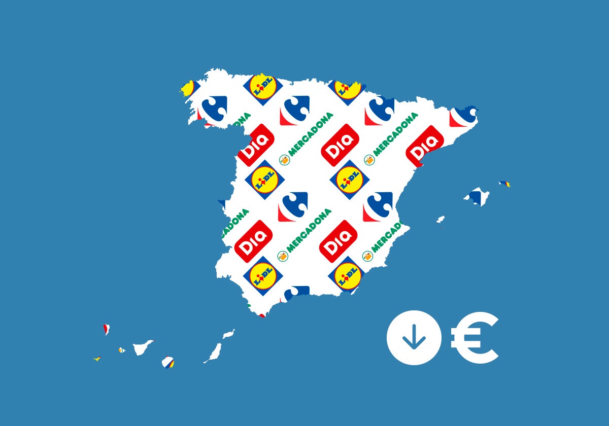 Los supermercados más baratos en España, según la OCU