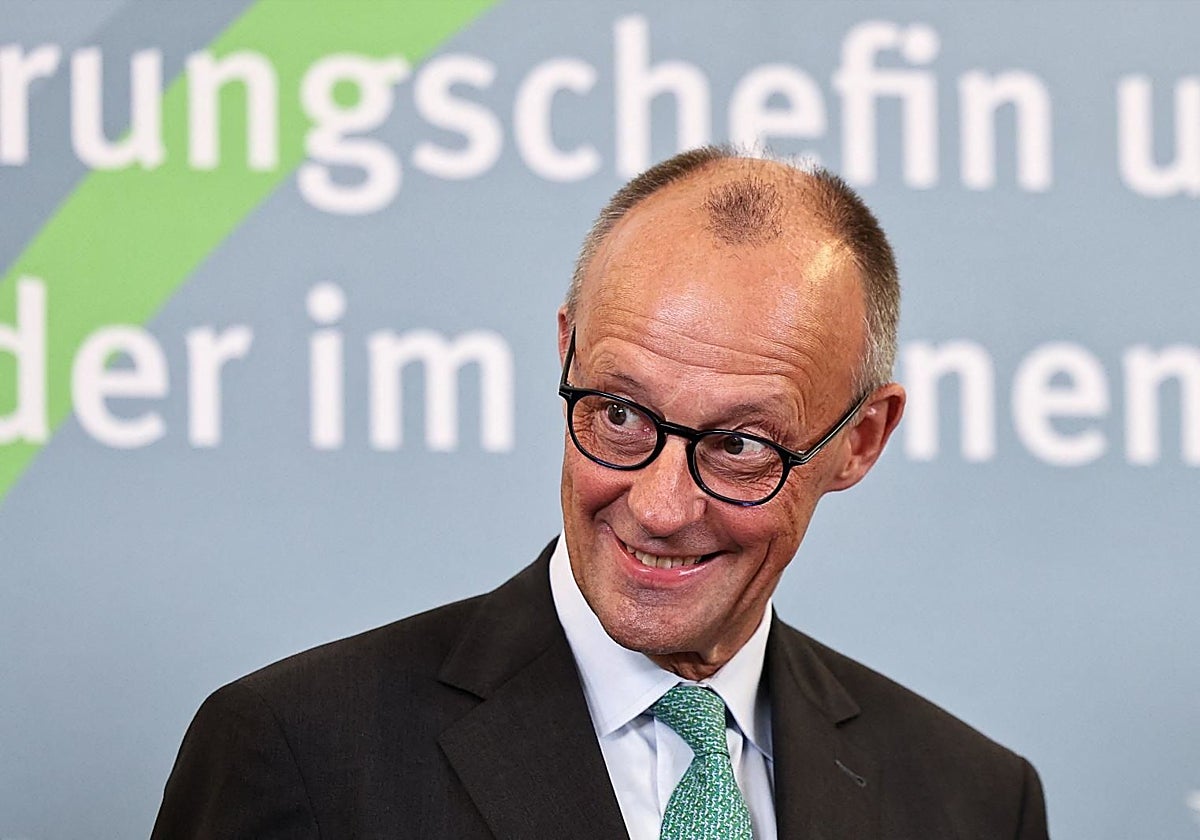 El canciller alemán, Friedrich Merz