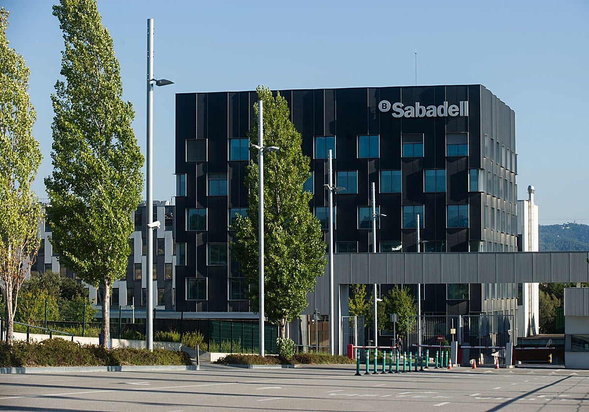 La sede operativa de Banco Sabadell en San Cugat (Barcelona)
