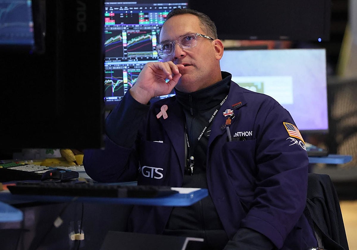 Wall Street terminó la jornada de ayer teñido de rojo