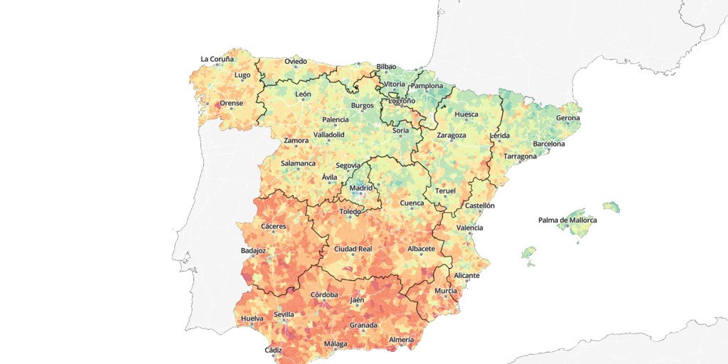 ¿Eres más rico que tu vecino? El mapa de la renta en España, calle a calle