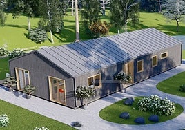 La casa prefabricada con tres habitaciones y tres baños por menos de 73.000 euros