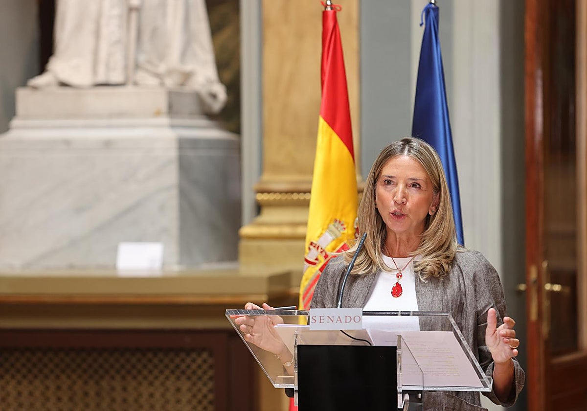 Alicia García, portavoz del Grupo Popular en el Senado