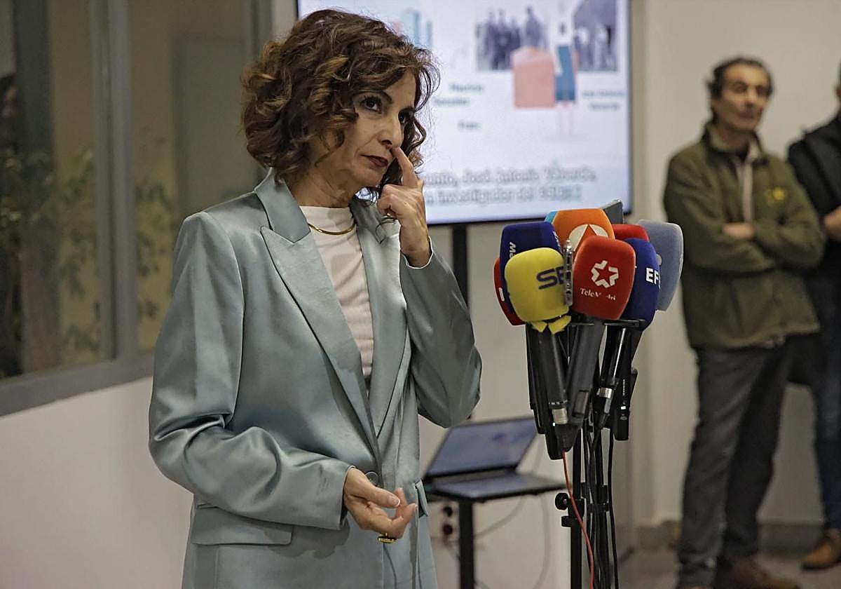 La ministra de Hacienda, María Jesús Montero