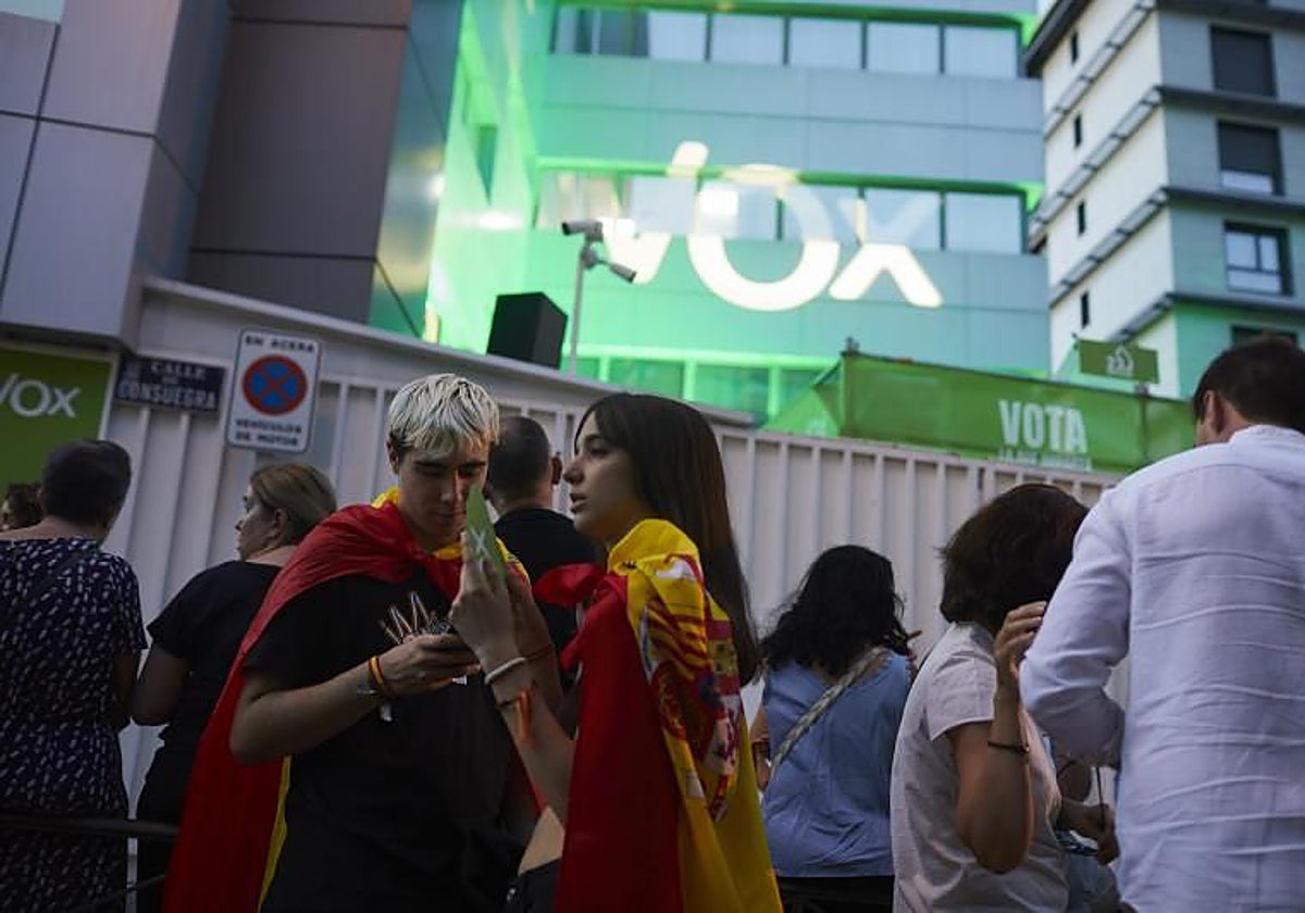 Sede nacional de Vox en calle Bambú