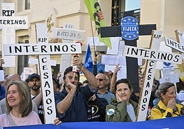 Protestas de interinos