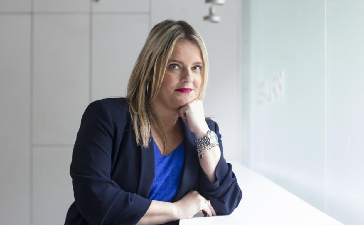 Mari Mar Blanco, recién nombrada vicesecretaria del PP de Madrid en 2018, posa para ABC