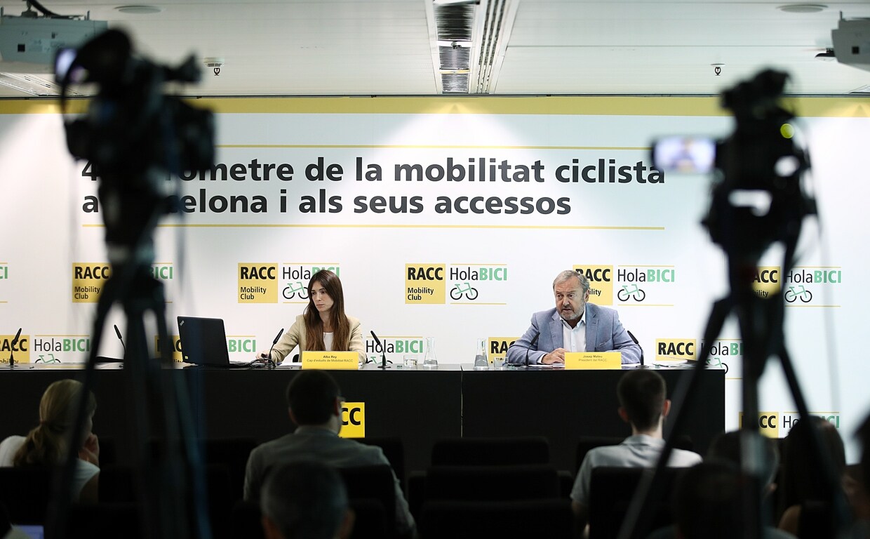 Presentación del cuarto barómetro de movilidad ciclista de Barcelona