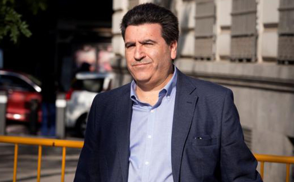 David Marjaliza a su salida de la Audiencia Nacional en el año 2017