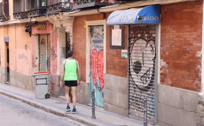 La sauna Paraíso, donde surgió el primer foco en Madrid