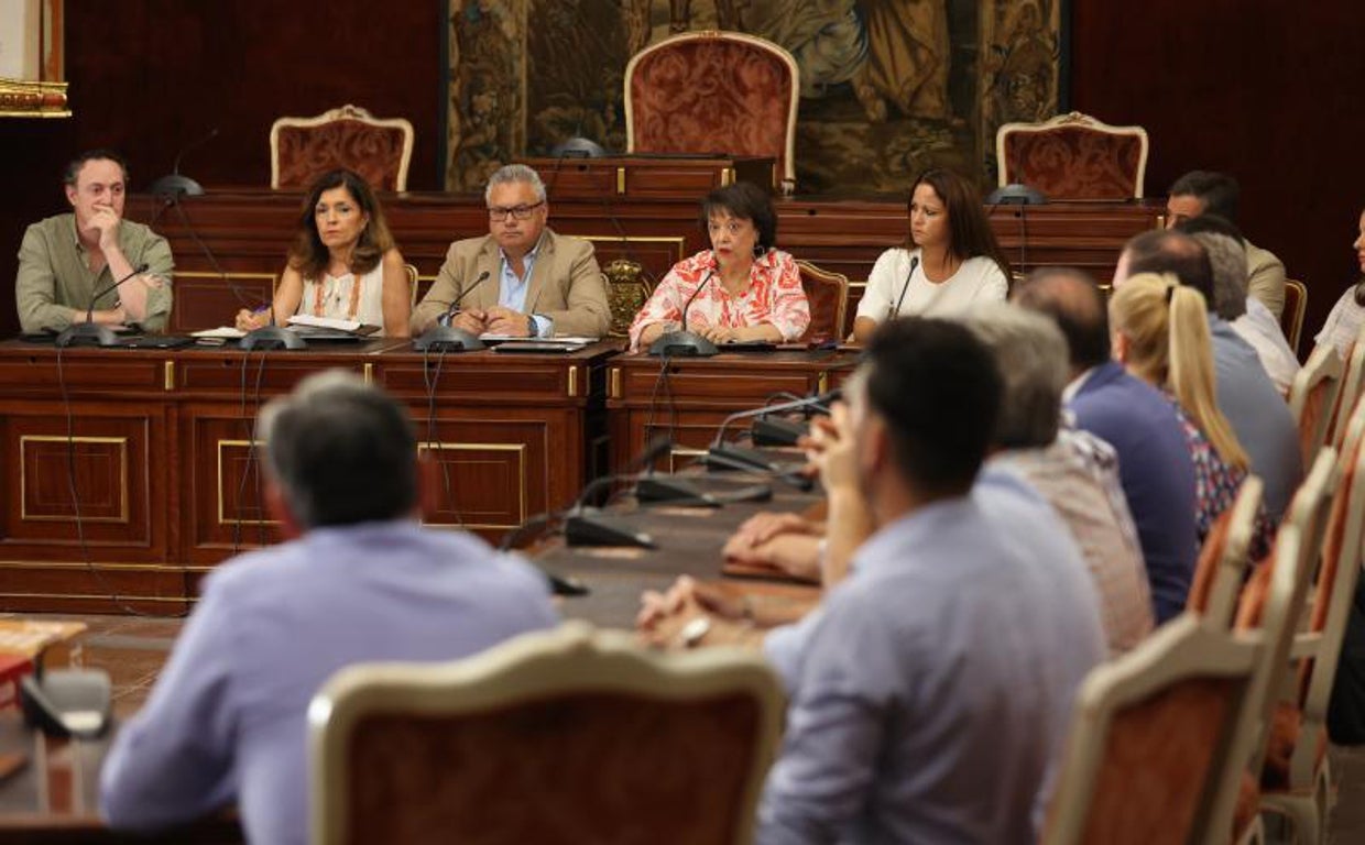 Reunión de alcaldes con representantes de Junta, Diputación y Gobierno central