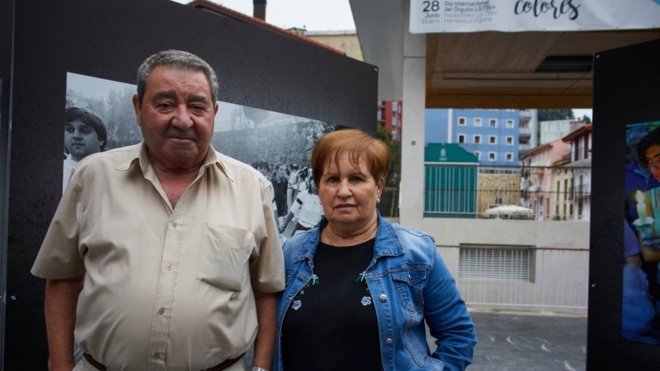 José Luis y Paqui, matrimonio vecino. Migraron desde Jaén en 1962 a la localidad.