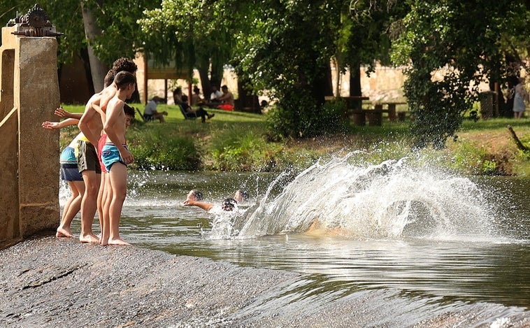 La ola de calor que se extenderá por toda la Comunidad desde el lunes entra por Salamanca y Ávila