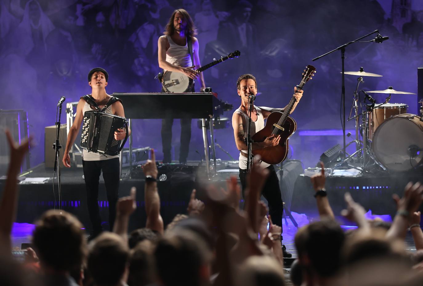 El concierto de La M.O.D.A. y Muchachito Bombo Infierno, en imágenes