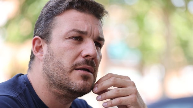 Eduardo Sánchez Toril, durante la entrevista