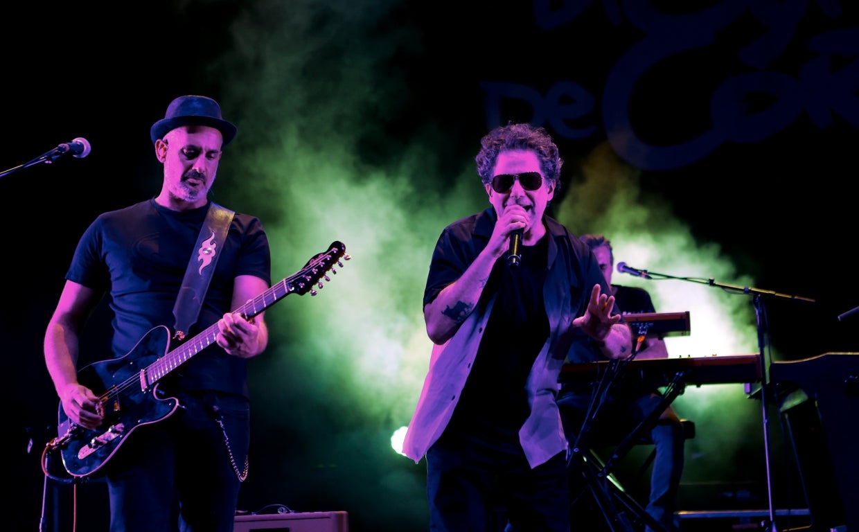 Andrés Calamaro, en su concierto en el Teatro de la Axerquía