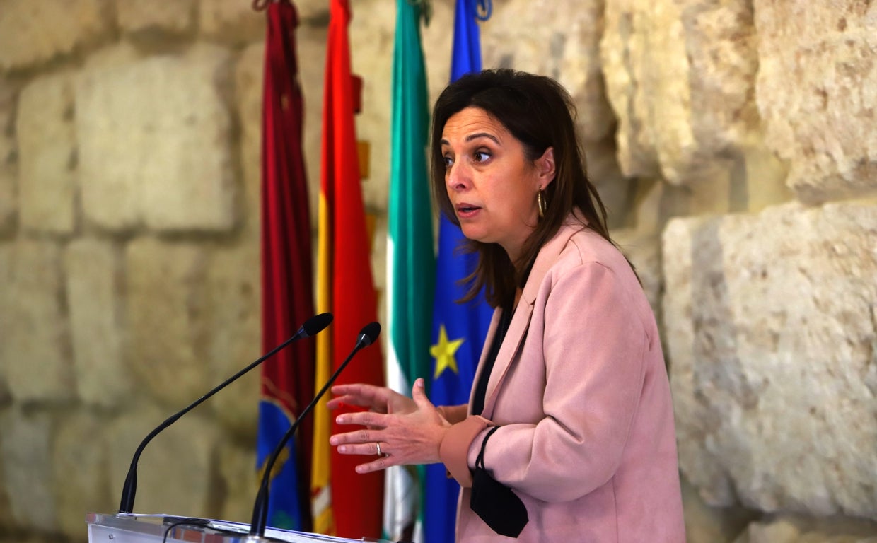 Isabel Ambrosio, en una comparecencia