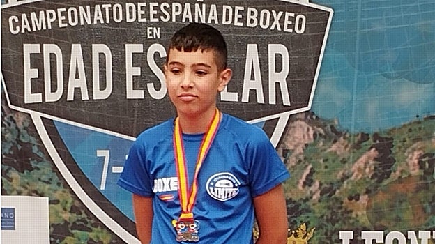 Iván García, con su medalla