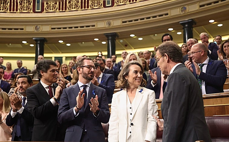 Cuca Gamarra, a Sánchez: «El espíritu de rebelión que nació en Ermua es el mismo que nos sitúa frente a su Gobierno»