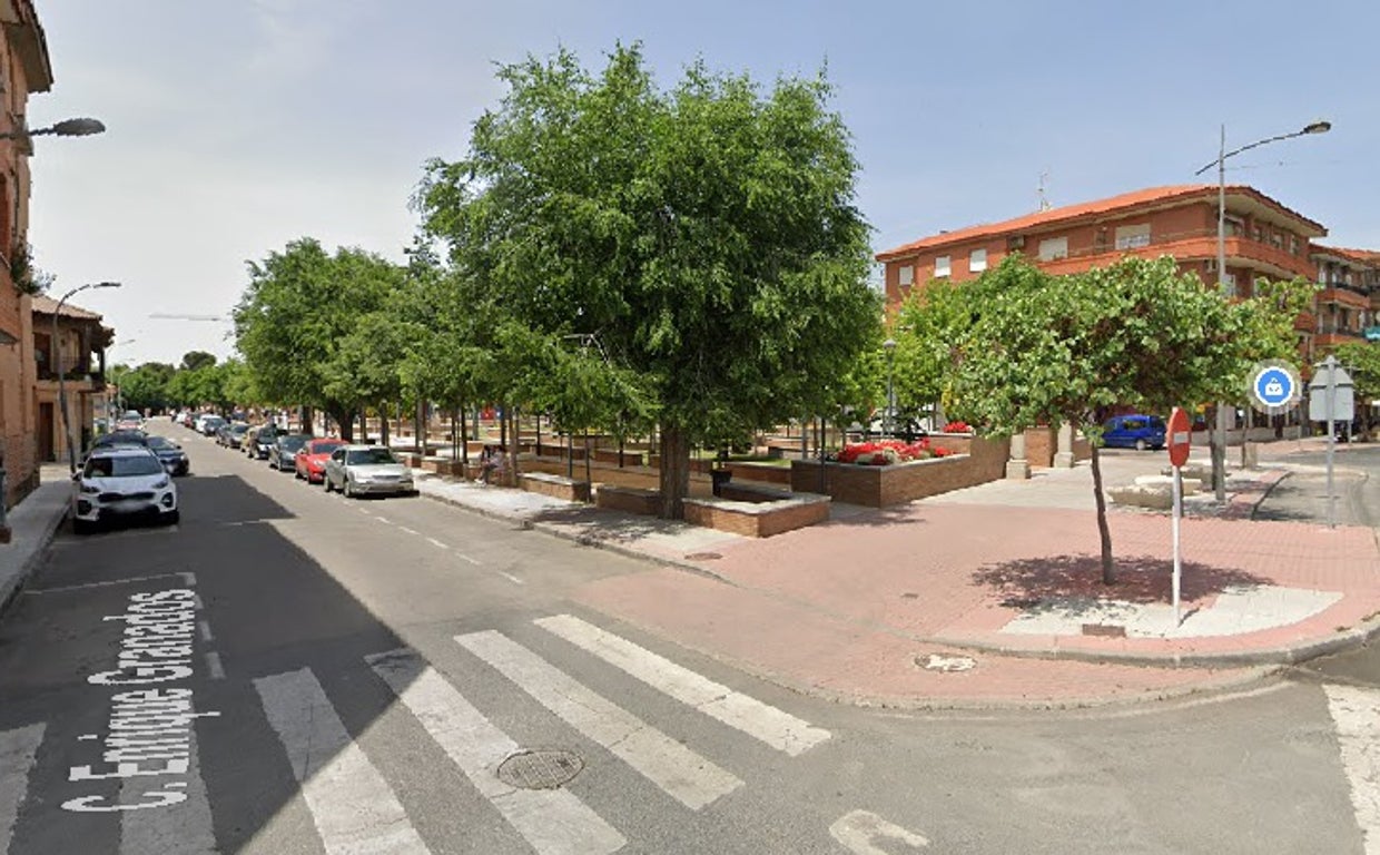 La agresión ocurrió en la calle Enrique Granados, paralela al parque del Santísimo Cristo del Olvido