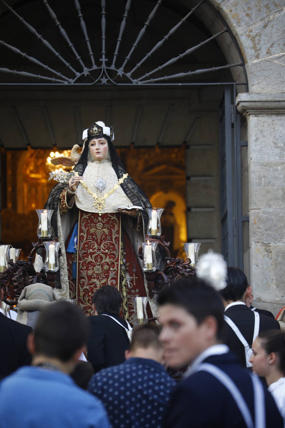 La procesión de la Virgen del Carmen de San Cayetano, en imágenes
