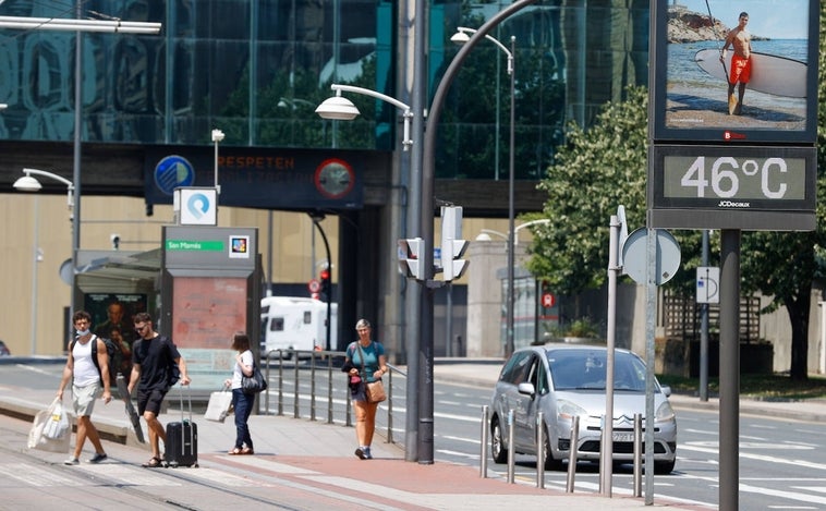 Bilbao arde: la alerta roja por calor deja temperaturas por encima de los 40 grados