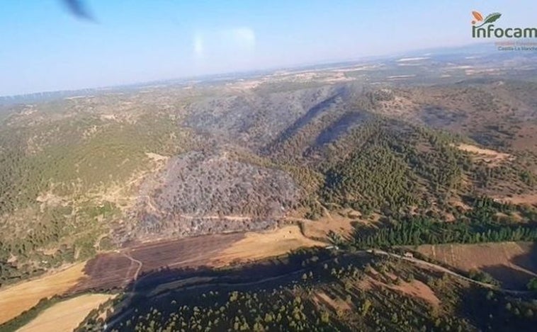 Extinguido el incendio de Casas de Lázaro