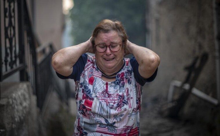 Galicia revive las peores pesadillas de los incendios: «Es un infierno, hay fuego por todos lados»