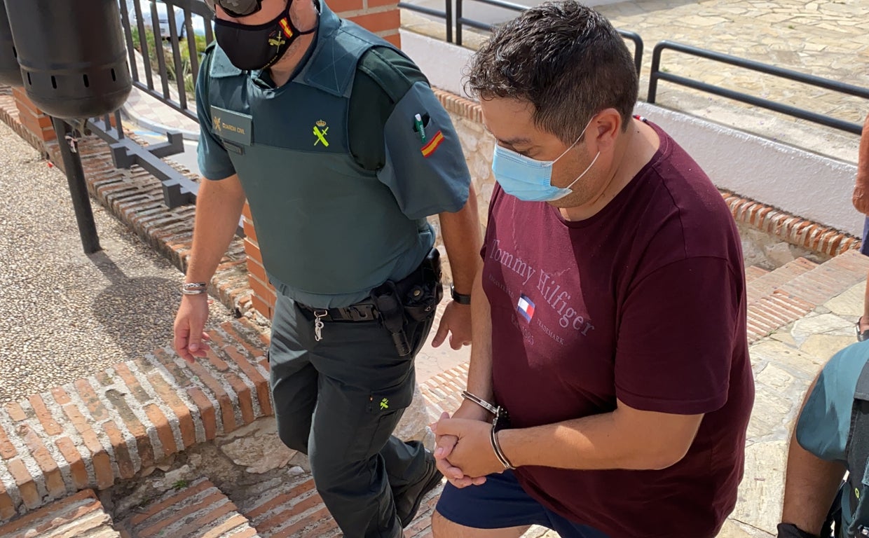 Biosca, tras ser detenido en junio del año pasado por la presunta macroestafa con criptomonedas