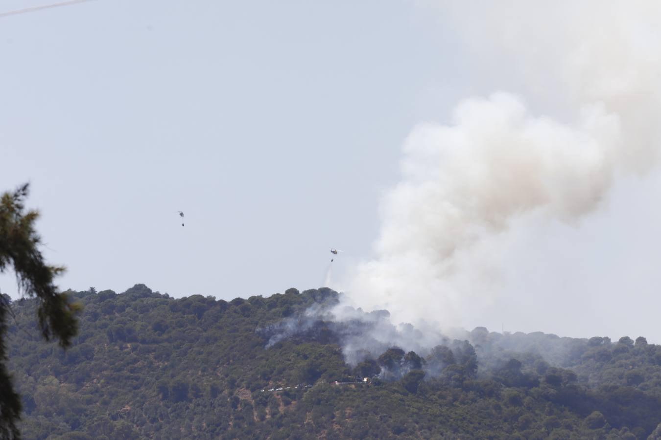 El incendio en la Sierra de Córdoba, en imágenes