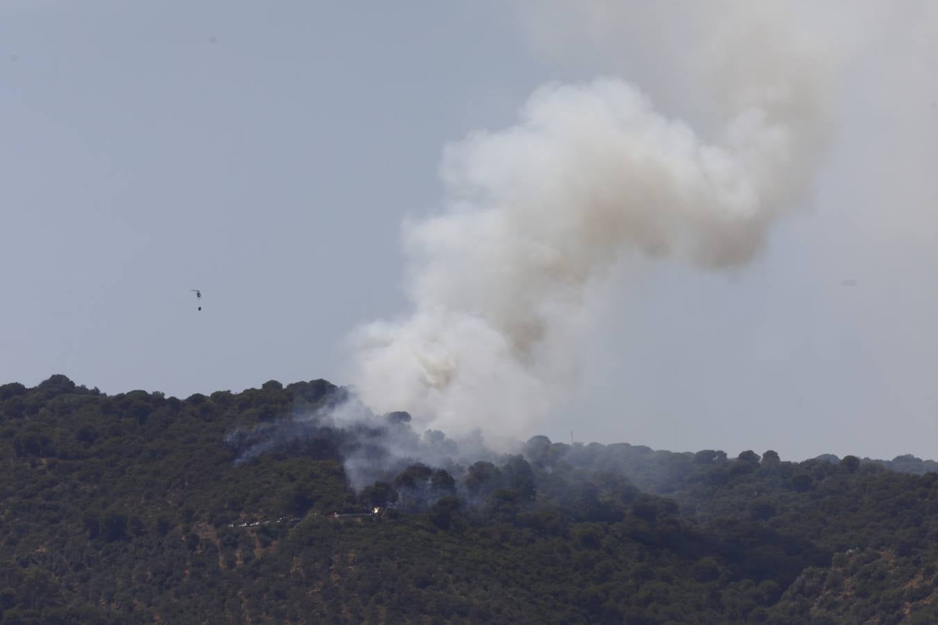 El incendio en la Sierra de Córdoba, en imágenes
