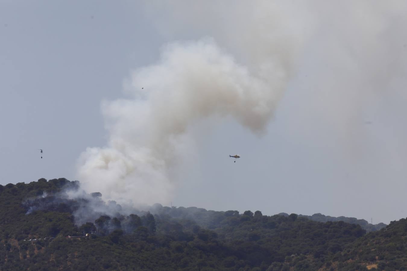 El incendio en la Sierra de Córdoba, en imágenes