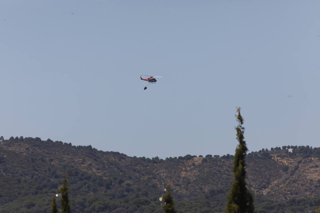 El incendio en la Sierra de Córdoba, en imágenes