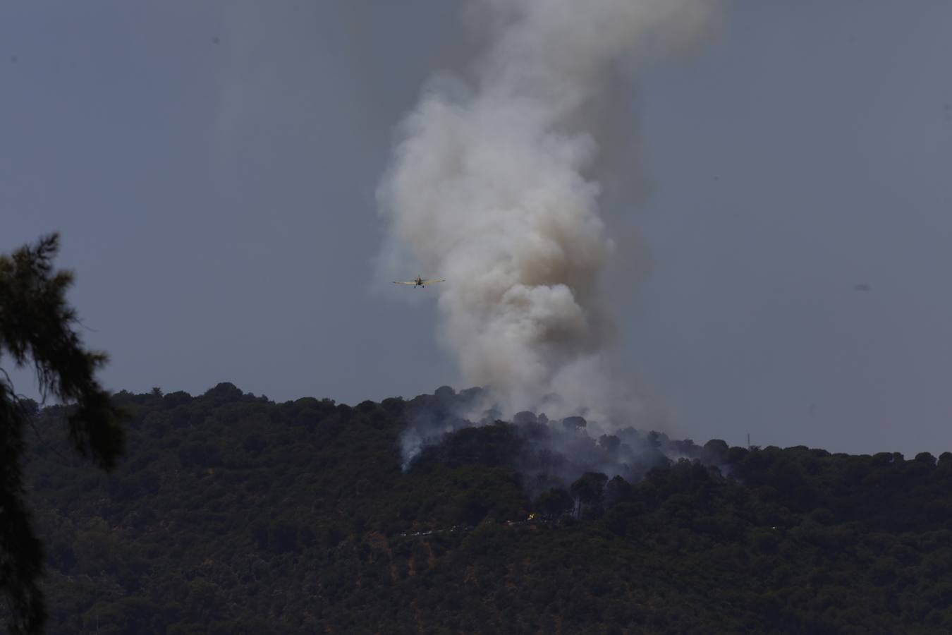 El incendio en la Sierra de Córdoba, en imágenes