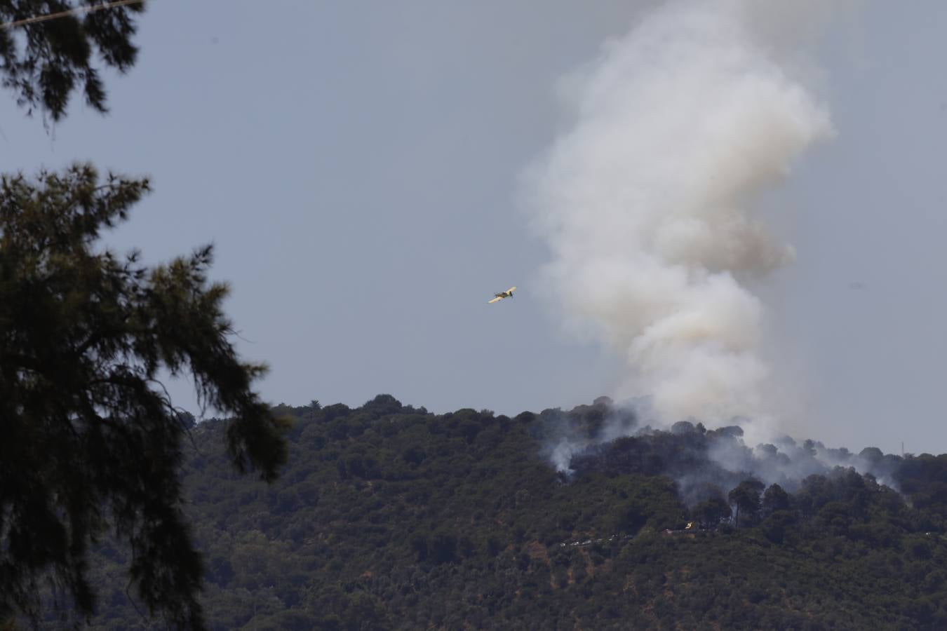 El incendio en la Sierra de Córdoba, en imágenes