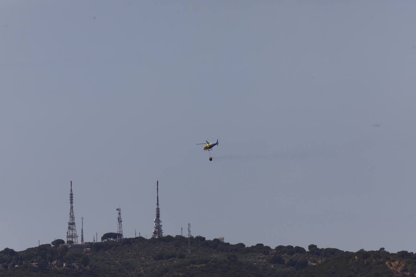 El incendio en la Sierra de Córdoba, en imágenes