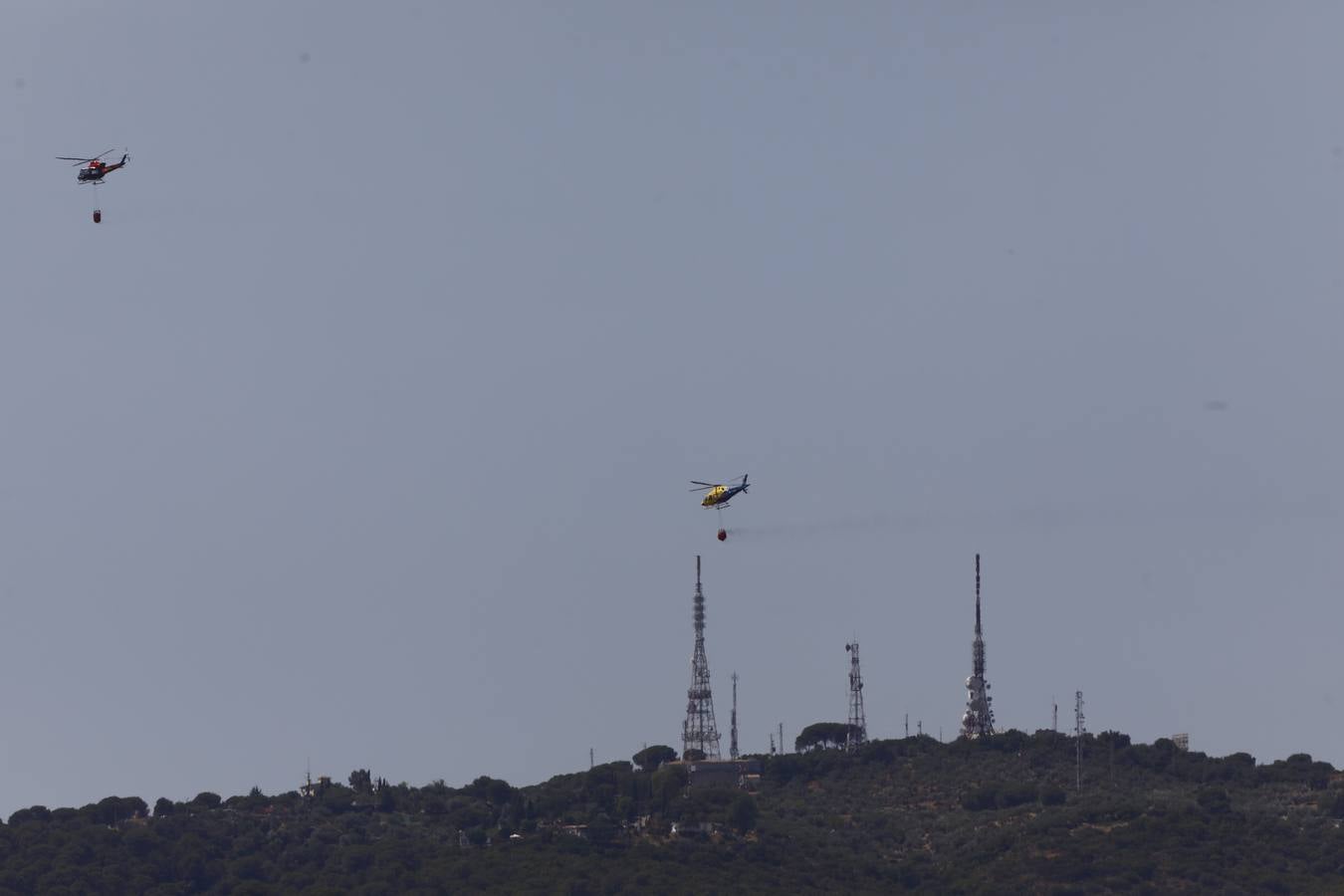El incendio en la Sierra de Córdoba, en imágenes