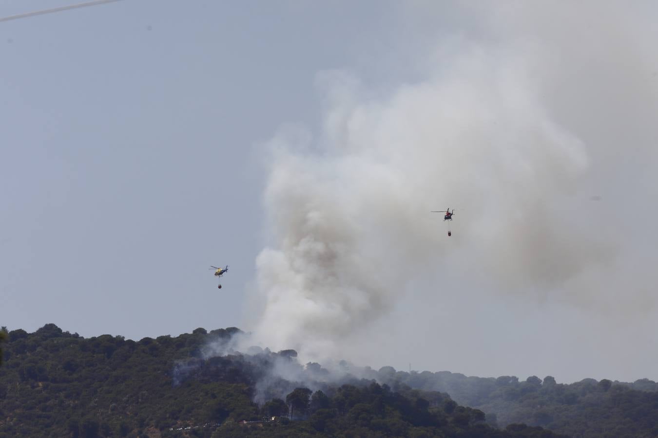 El incendio en la Sierra de Córdoba, en imágenes