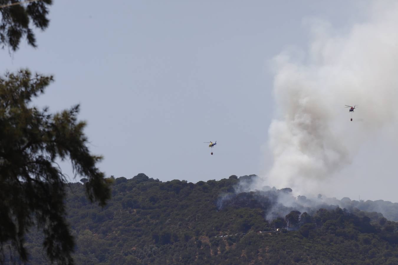 El incendio en la Sierra de Córdoba, en imágenes