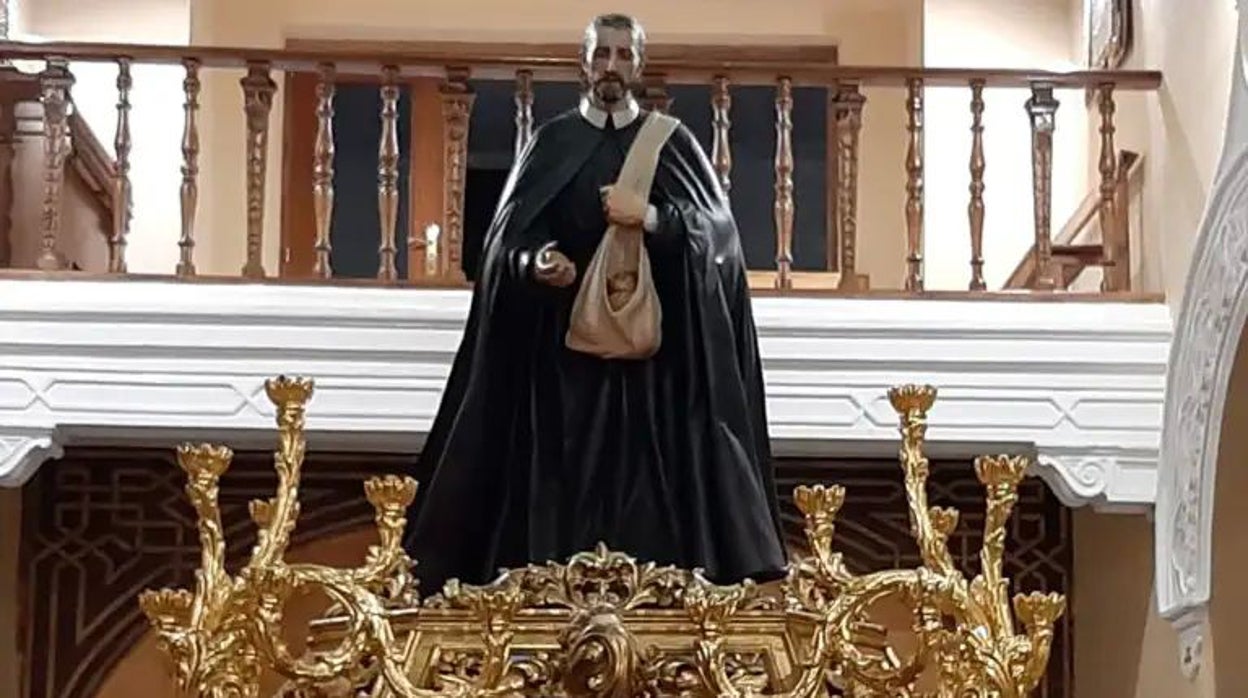 El beato Cristóbal de Santa Catalina estrenará un nimbo de plata en su primera procesión por Córdoba